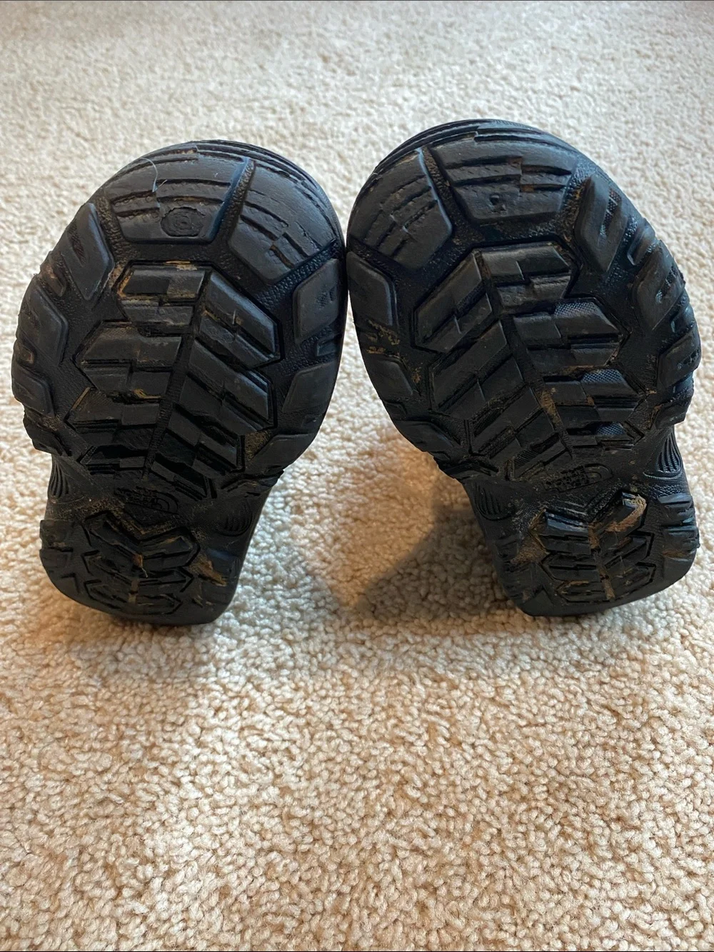 The North Face Kids Black and Gray Waterproof Snow Boots
